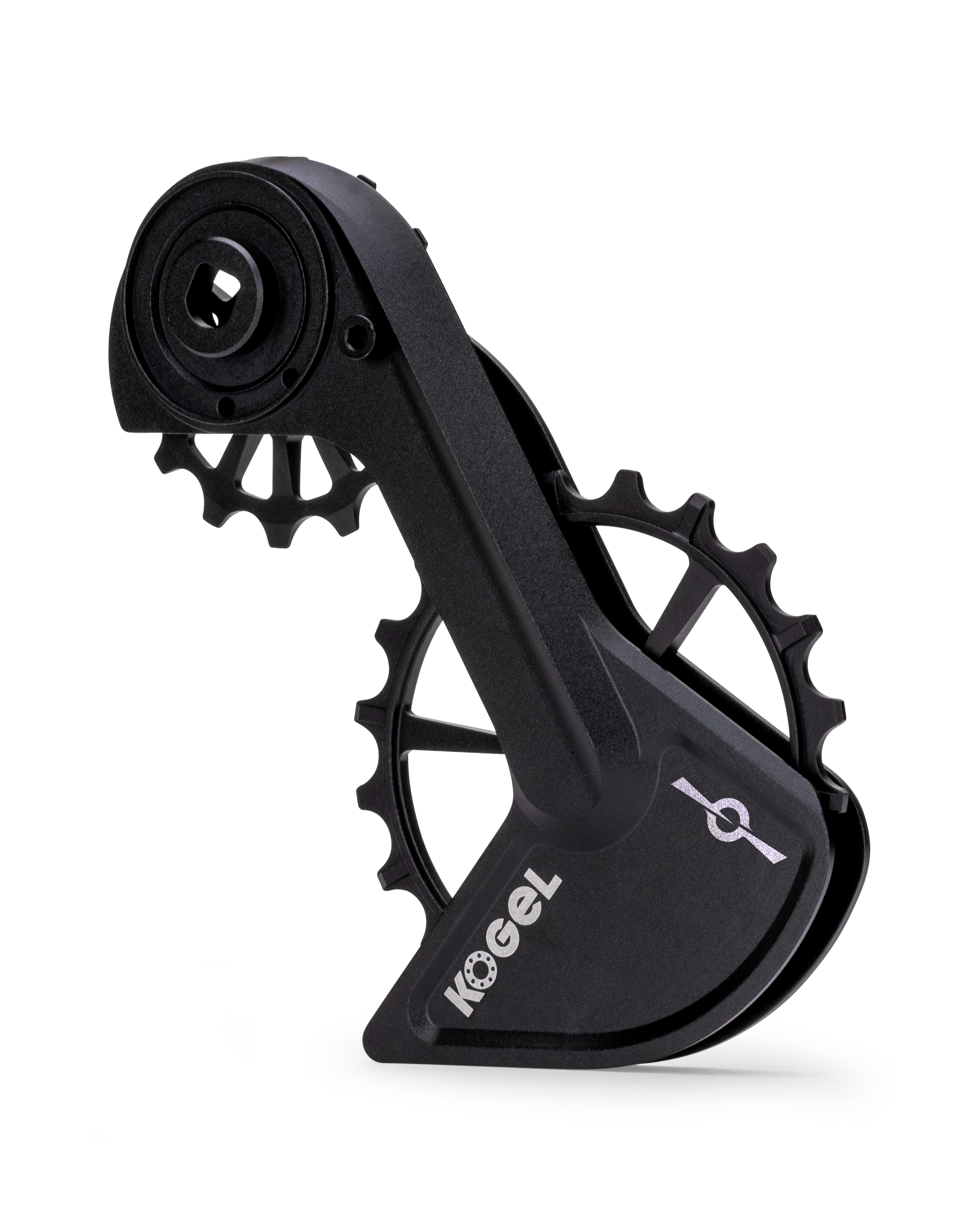 Kogel Speed Kolossos Pulsar oversized derailleur cage, side profile showing the stiff internal spine