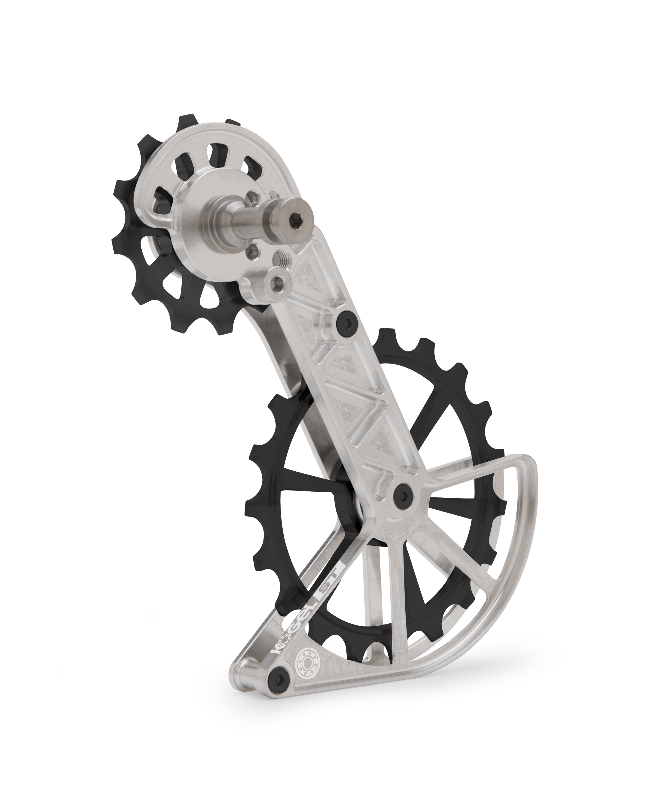 Kolossos ST Oversized Derailleur Cage - 11 and 12 Speed 105 - Raw - OVERSIZED PULLEY CAGE