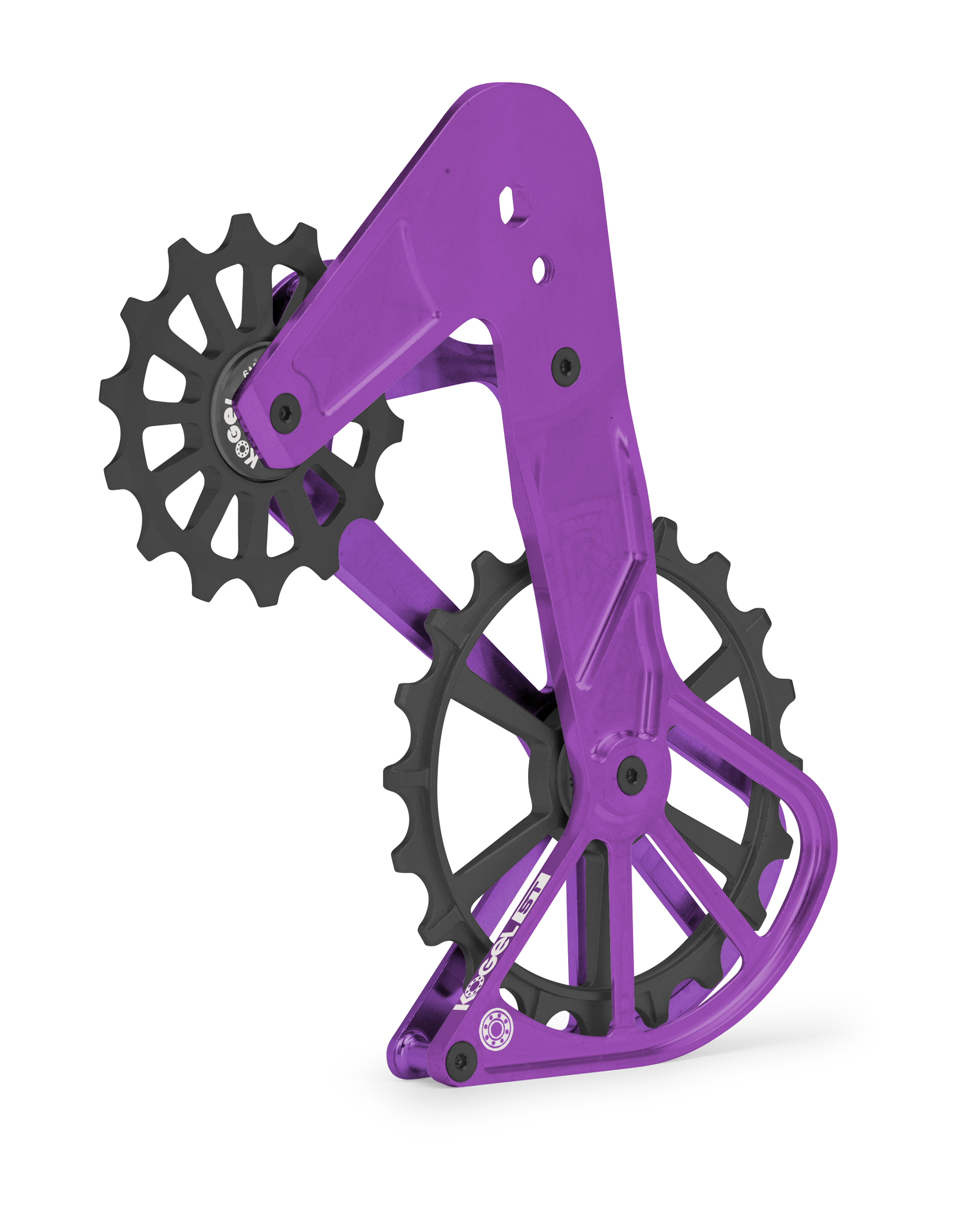 Kolossos ST Oversized Derailleur Cage - SRAM Transmission - Purple - OVERSIZED PULLEY CAGE