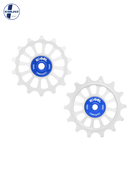 Pulley Covers - Sram EAGLE and XX1 pulleys / Blue - DERAILLEUR PULLEYS