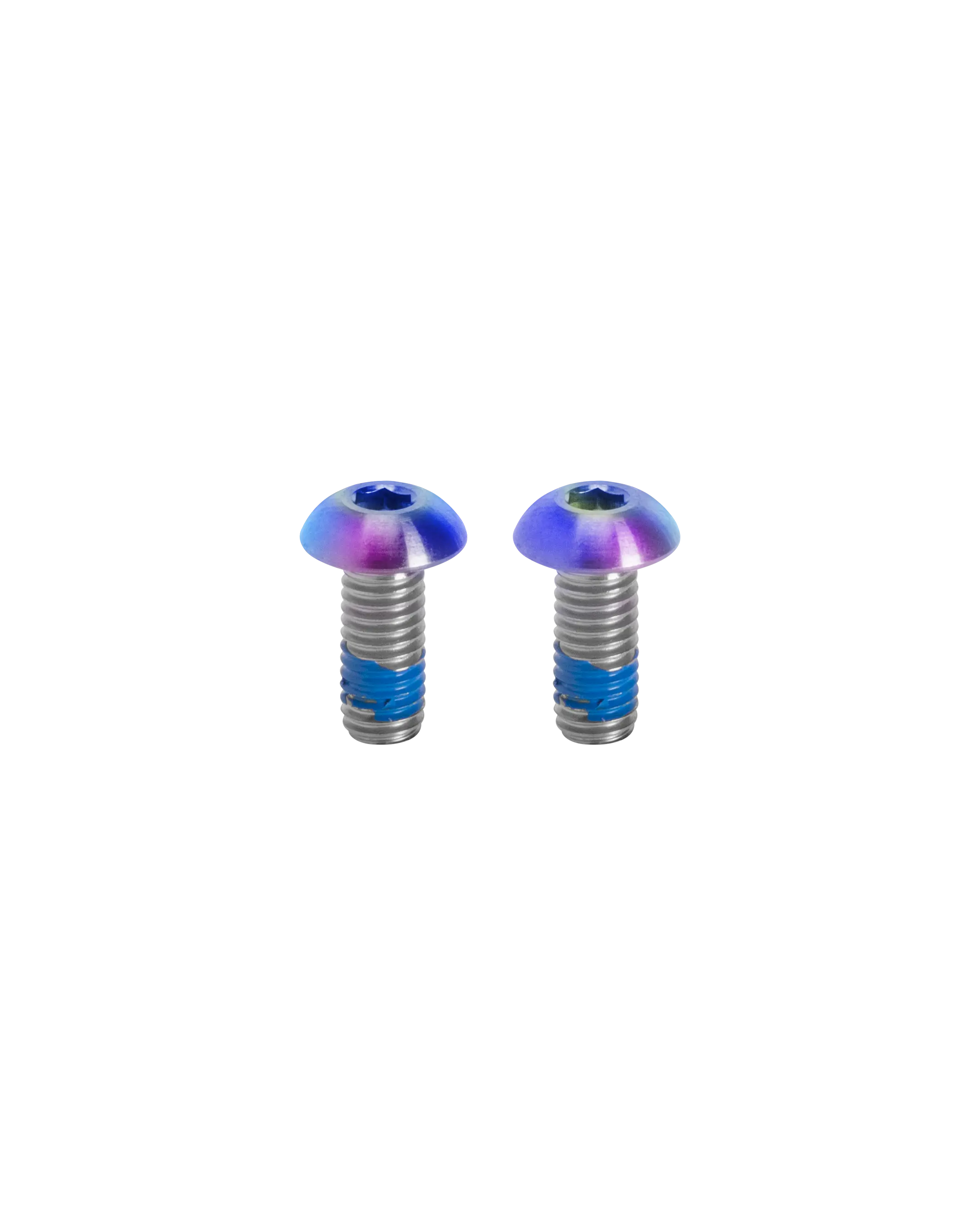 Titanium Bike Bottle Cage Bolts - Oil Slick - FASTENERS