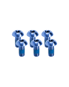 Titanium Bike Disc Brake Rotor Bolts - Blue - FASTENERS