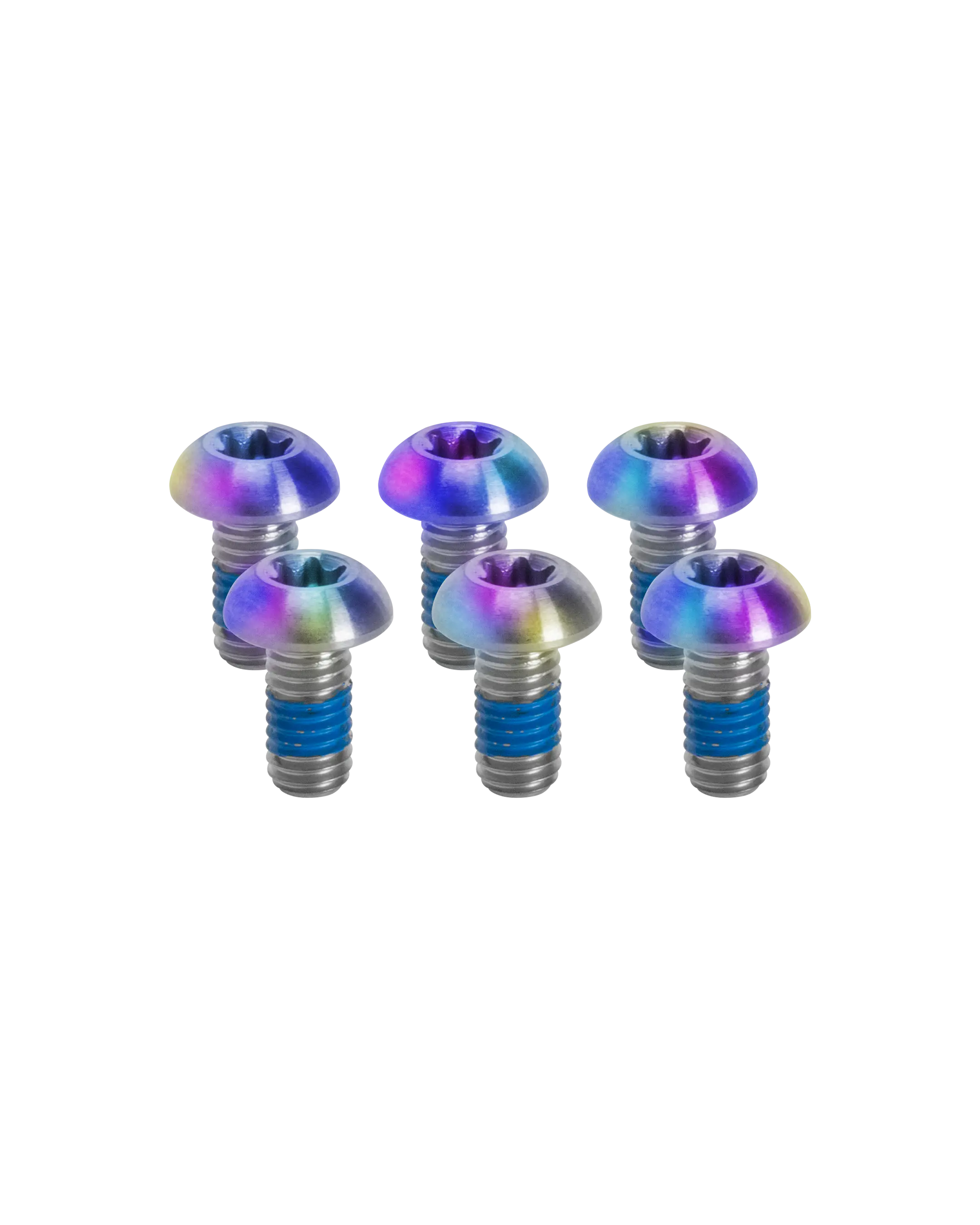 Titanium Bike Disc Brake Rotor Bolts - Oil Slick - FASTENERS