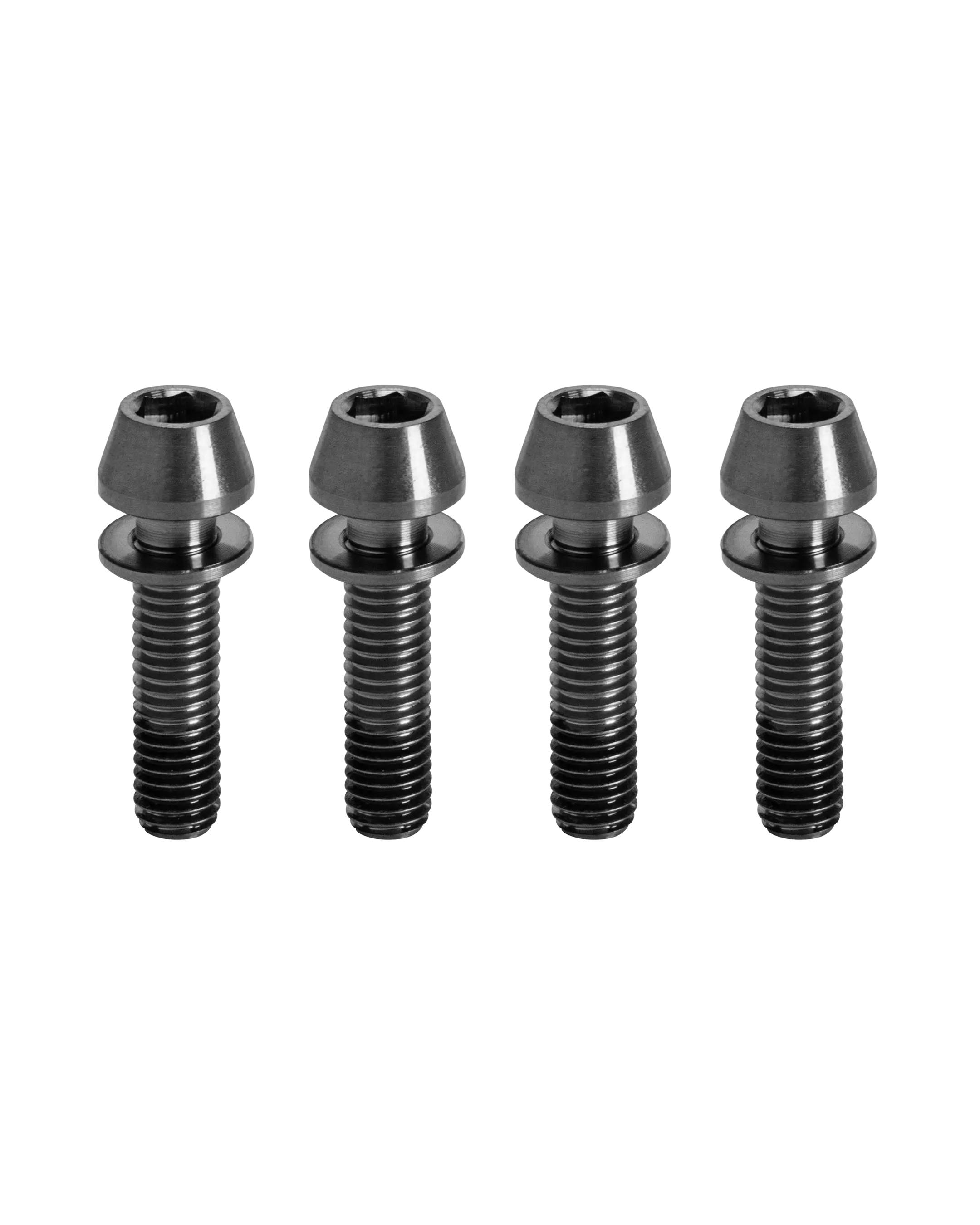 Titanium Bike Stem Bolts - Black - FASTENERS