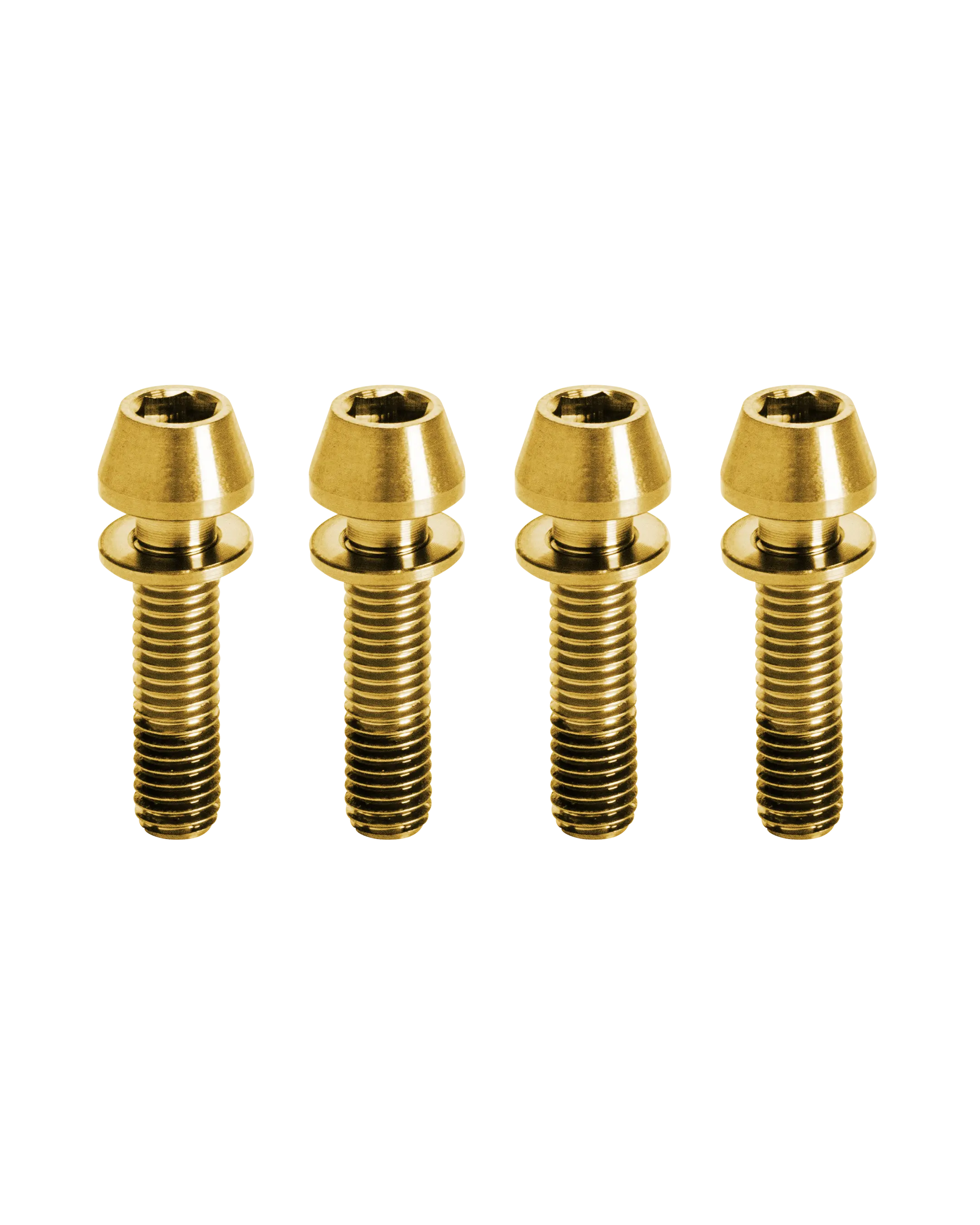 Titanium Bike Stem Bolts - Gold - FASTENERS