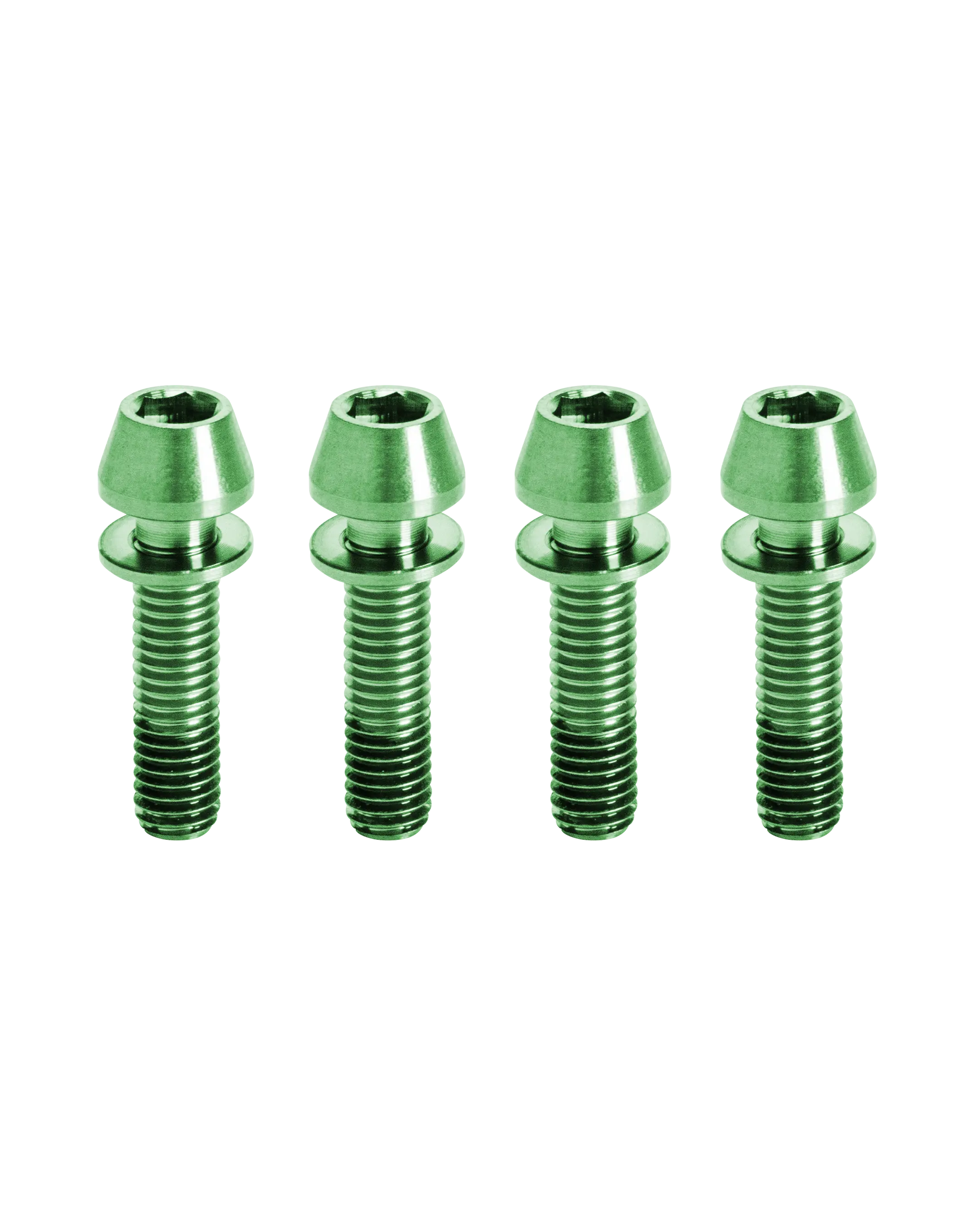 Titanium Bike Stem Bolts - Green - FASTENERS