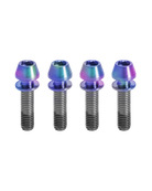 Titanium Bike Stem Bolts - Oil Slick - FASTENERS
