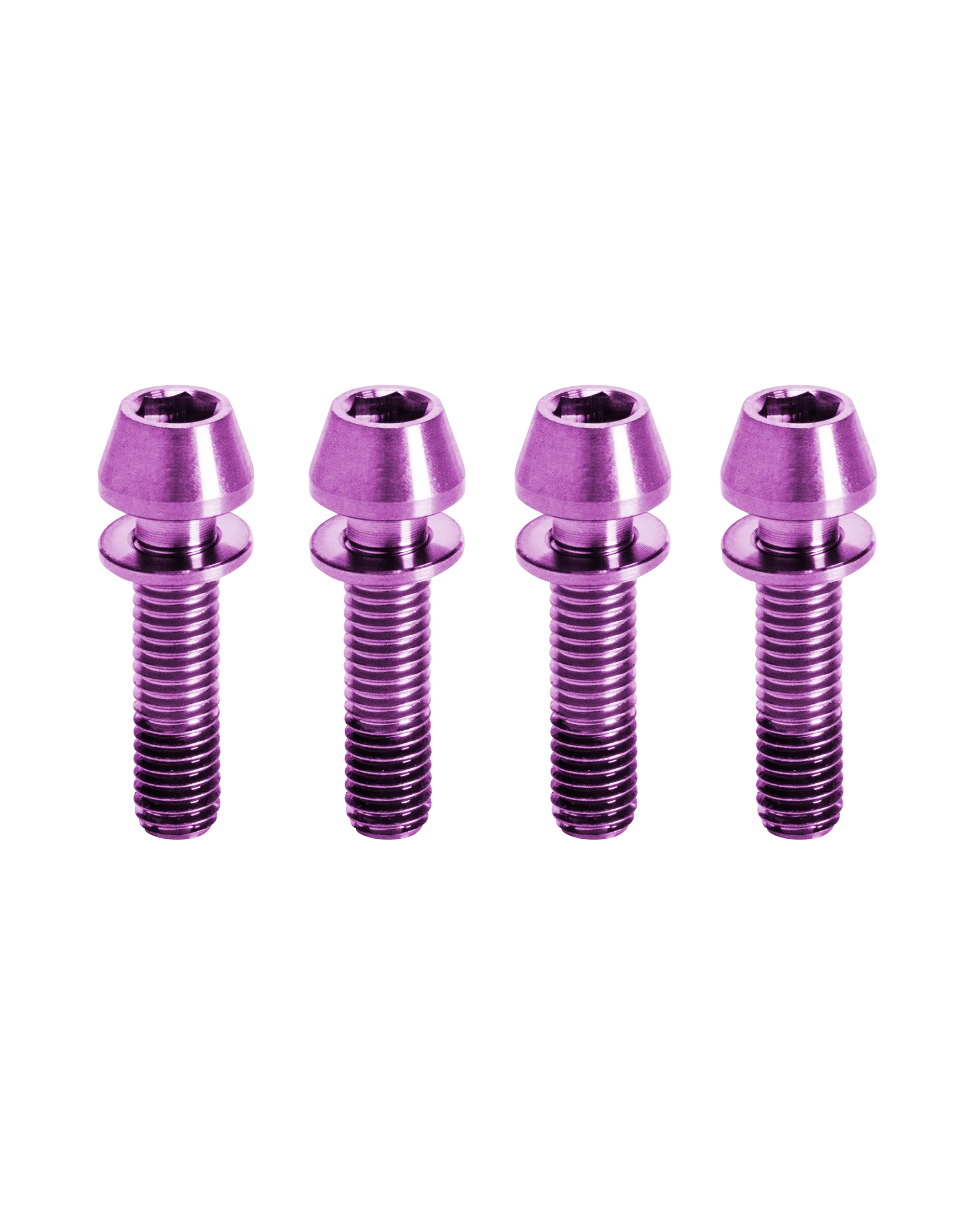 Titanium Bike Stem Bolts - Purple - FASTENERS