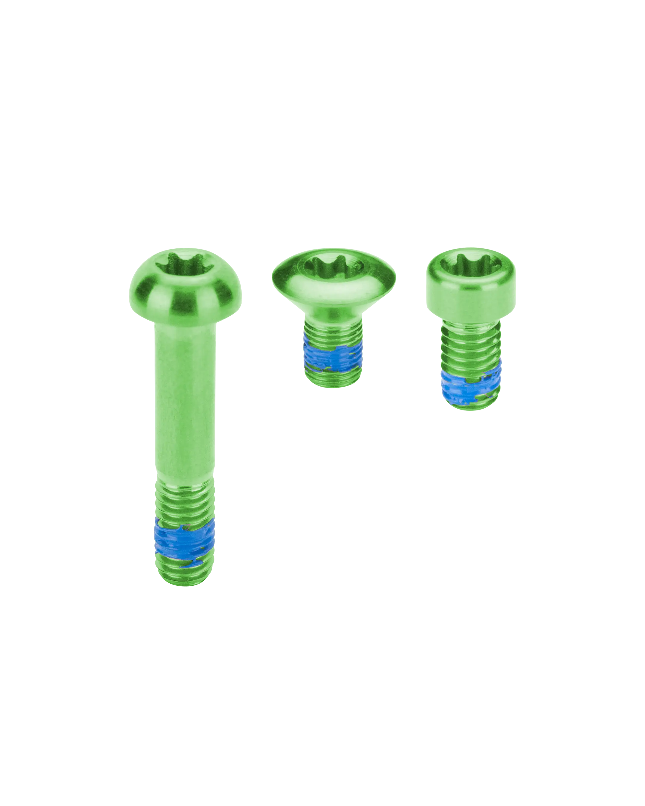Titanium Sram Matchmaker Bolt Kit - Green - FASTENERS