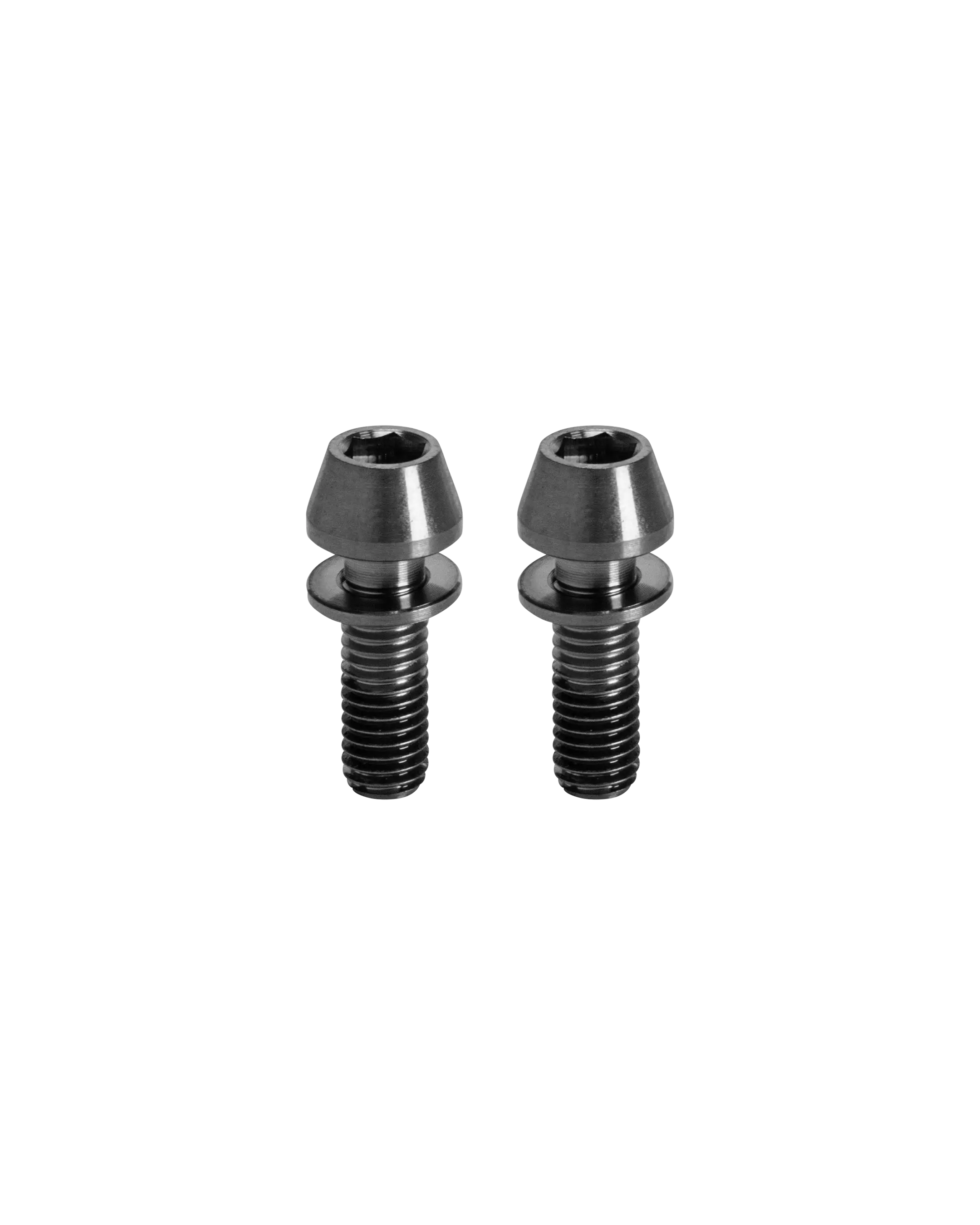 Titanium Steerer-Tube Clamp Bolts - Black - FASTENERS