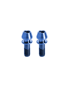 Titanium Steerer-Tube Clamp Bolts - Blue - FASTENERS