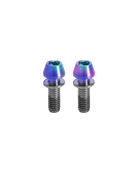 Titanium Steerer-Tube Clamp Bolts - Oil Slick - FASTENERS