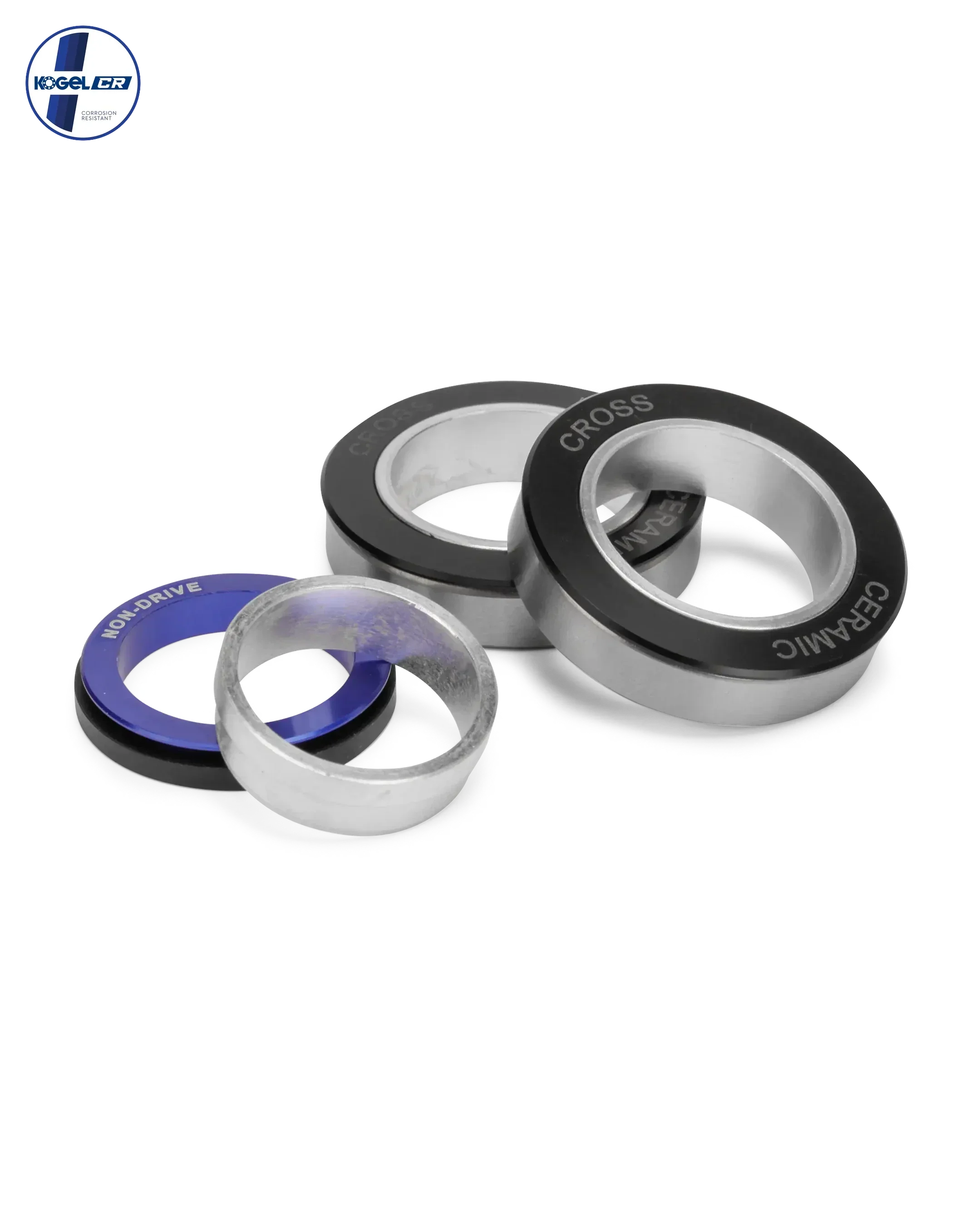 Trek BB90 for Sram GXP cranks - Cross / Corrosion Resistant Ceramic Bearings - BOTTOM BRACKET