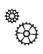 Kolossos Pulsar pulley set - Aero Kolossos, Shimano, 12T upper and 19T lower, black