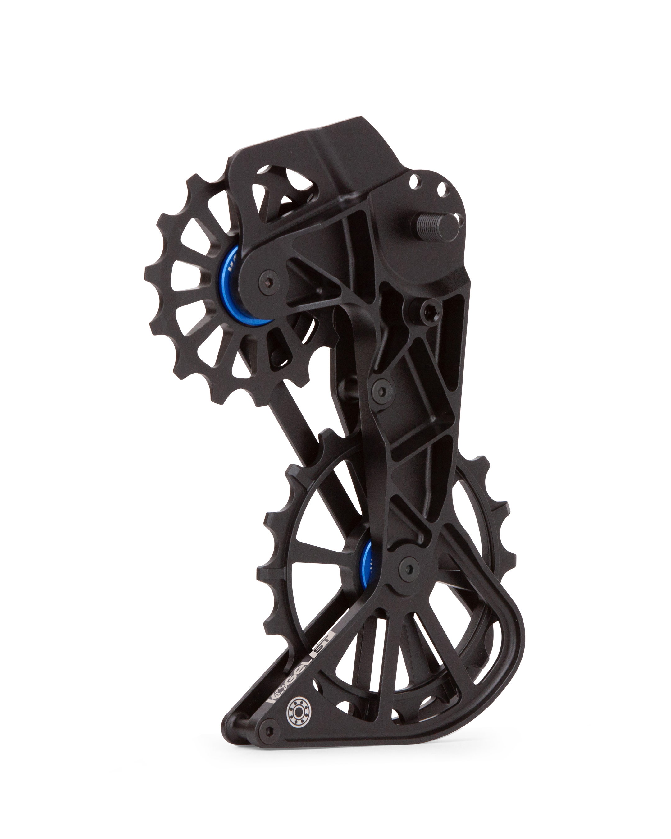 Kolossos ST Oversized Derailleur Cage - Shimano XTR GRX1X - Black - OVERSIZED PULLEY CAGE