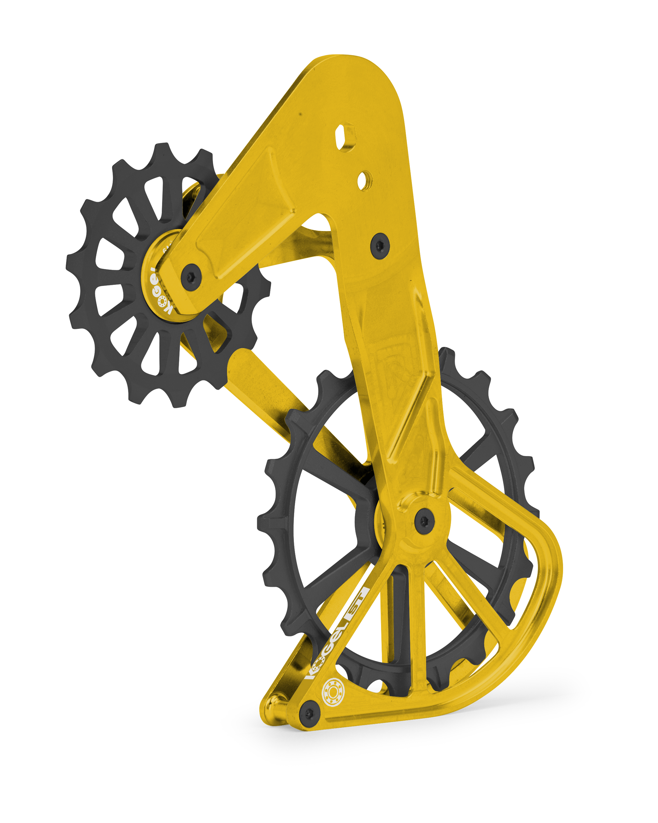 Kolossos ST Oversized Derailleur Cage - SRAM Transmission - Gold - OVERSIZED PULLEY CAGE