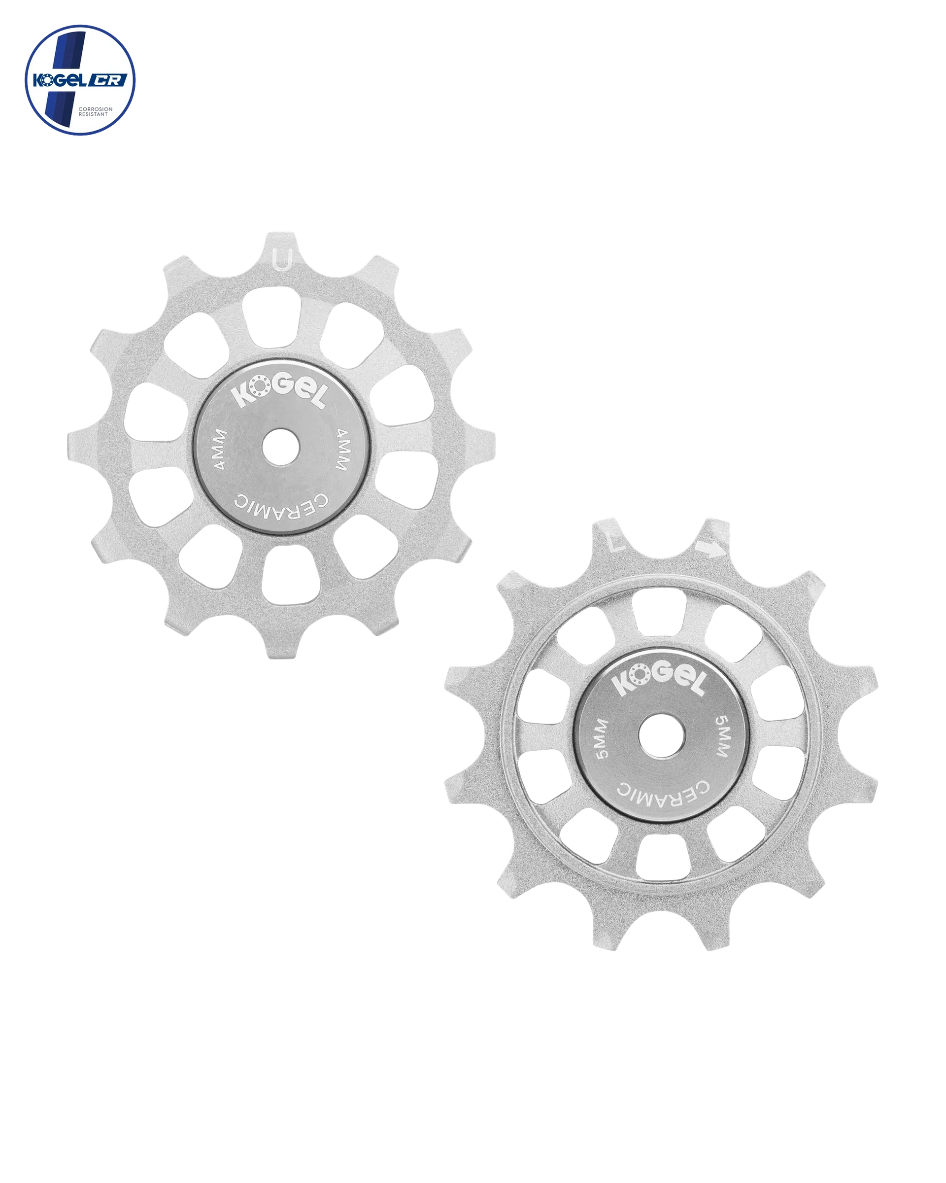 Oversized Derailleur Pulleys for Shimano 11 Speed Road & MTB - Hybrid Ceramic - 12/12T