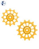 Oversized Derailleur Pulleys for Shimano Dura Ace R9100 - Full Ceramic - 12/14T - Gold - DERAILLEUR PULLEYS