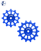 Oversized Derailleur Pulleys for Shimano 12-speed Dura-Ace R9200 - Hybrid Ceramic - 12/14T - Blue - DERAILLEUR PULLEYS