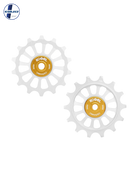 Pulley Covers - Sram EAGLE and XX1 pulleys / Gold - DERAILLEUR PULLEYS