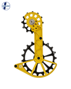 Shimano Oversized Derailleur Cage - GRX 2X and Ultegra RX800 - Gold - OVERSIZED PULLEY CAGE