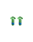 Titanium Bike Bottle Cage Bolts - Green - FASTENERS
