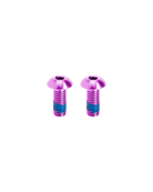 Titanium Bike Bottle Cage Bolts - Purple - FASTENERS