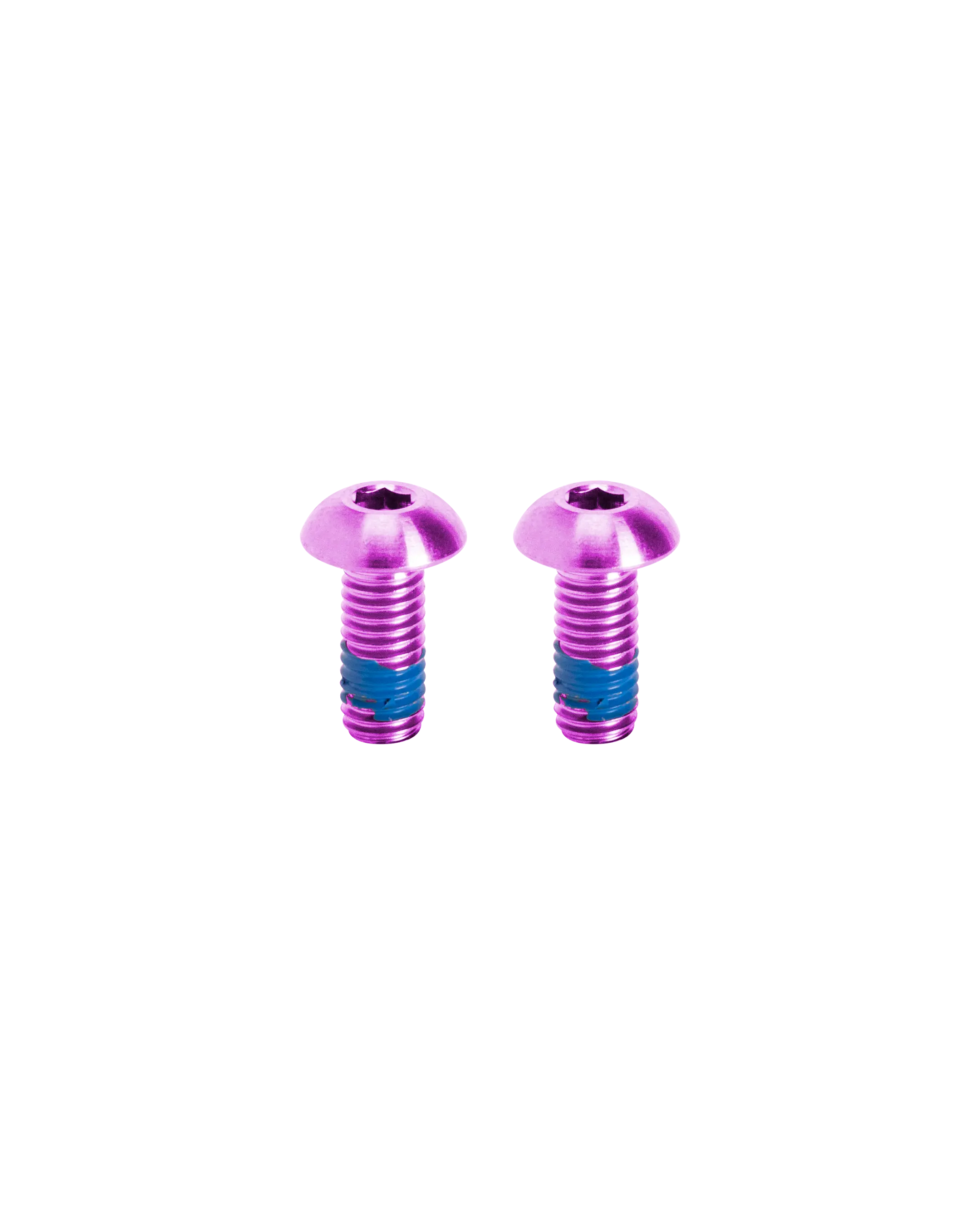 Titanium Bike Bottle Cage Bolts - Purple - FASTENERS
