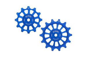 12/14T Oversized derailleur pulleys for Shimano Dura Ace R9100, Ultegra R8000/R8100 and 105 R7000 - Kogel Blue